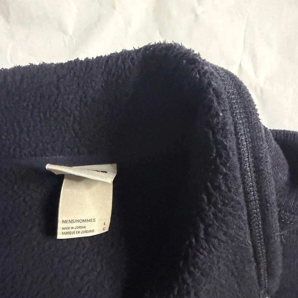 The North Face Mens‎ Gordon Lyon Fleece Jacket Full Zip Navy Blue Outdoor L